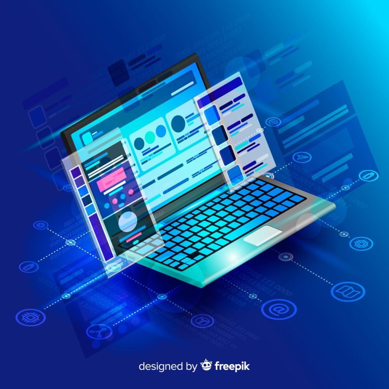 Visualisering van online technologie procesoptimalisatie met automatisering, cloudoplossingen en data-analyse tools voor bedr