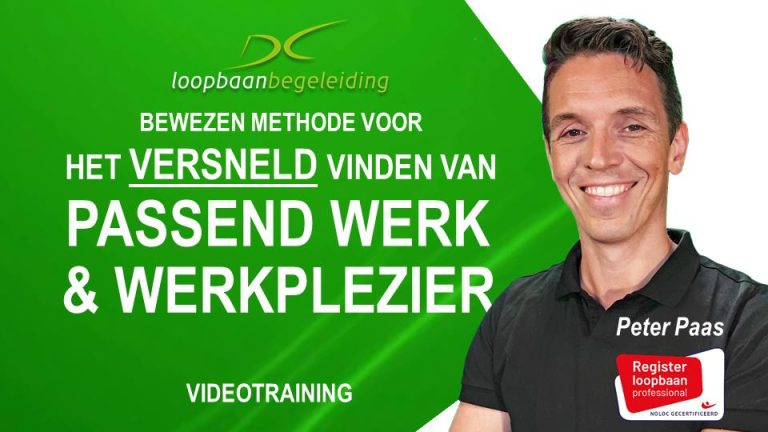 Peter Paas, geregistreerd loopbaancoach bij DC Loopbaanbegeleiding, biedt persoonlijke loopbaancoaching en begeleiding